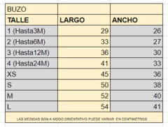 BUZO ESCOLAR MARINO FRIZA SIN CAPUCHA en internet