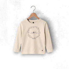 REMERA MANGA LARGA ALGODON ARENA BEBE CAROLINA
