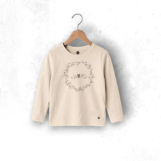 REMERA MANGA LARGA ALGODON ARENA BEBE CAROLINA