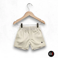 SHORT ALGODON LIVIANO white PASTEL BEBE LISO