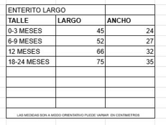 ENTERITO LARGO - comprar online