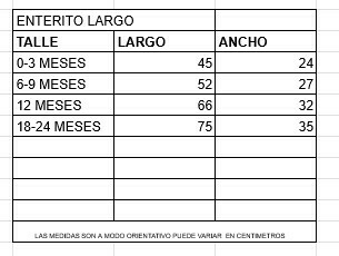 ENTERITO LARGO - comprar online