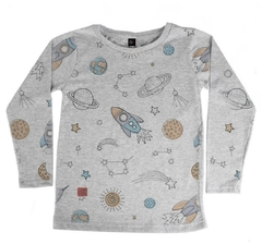 REMERA FULLCOE GRIS MELANGE ML