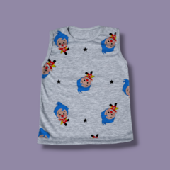 MUSCULOSA PLIM GRIS MELANGE BEBE Y NIÑO