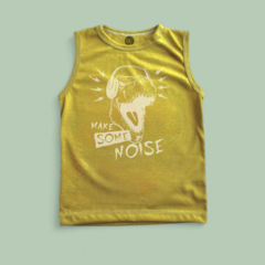 MUSCULOSA REX AMARILLA ALGODON NIÑO Y BEBE
