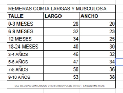 REMERA NIÑO Y BEBE AMARILLA LISA MANGA LARGA ALGODON en internet