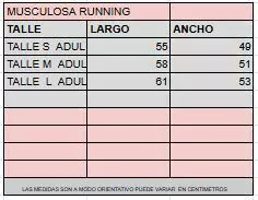 MUSCULOSA DEPORTIVA NEGRA MUJER en internet