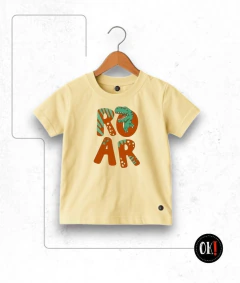 REMERA ALGODON AMARILLA MANGA CORTA NIÑO RAA