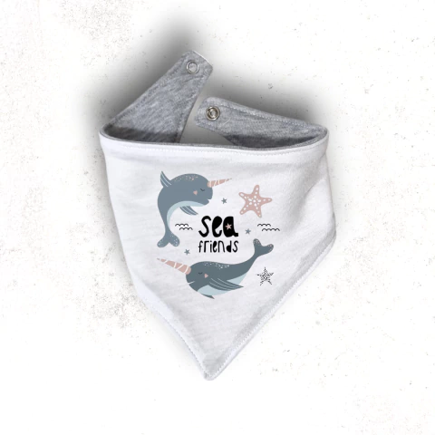 BANDANA BABERO SEA REVERSIBLE - comprar online
