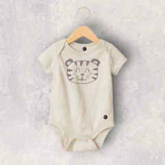 BODY ALGODON MANGA CORTA ARENA PASTEL king BEBE - comprar online