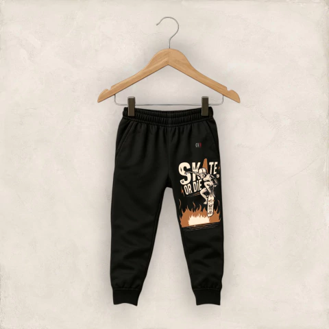PANTALON NEGRO RUSTICO FIRED NIÑO - comprar online