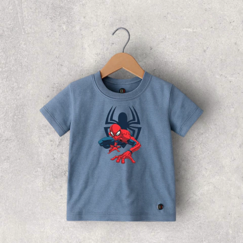 REMERA ALGODON AERO MANGA CORTA SPIDER NIÑO