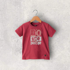 REMERA ALGODON MANGA CORTA BORDO MANGA CORTA NIÑO TIME OUT - comprar online