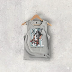 MUSCULOSA ALGODON GRIS MELANGE WALL TEEN