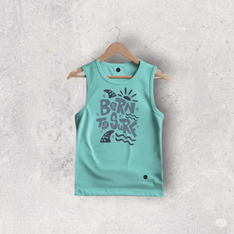 MUSCULOSA ALGODON AQUA ZIGGY NIÑO - comprar online