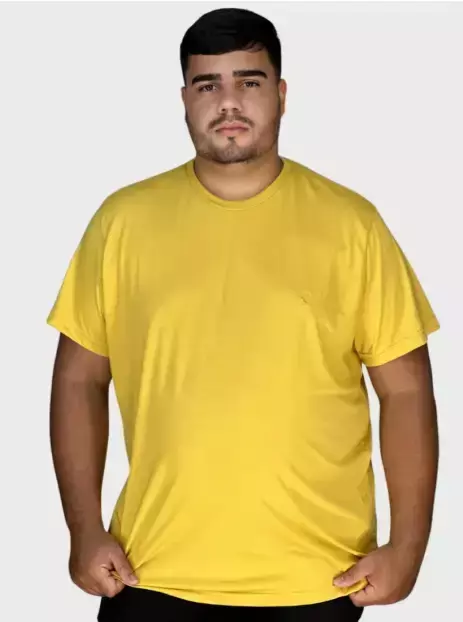 Camisa Gola Careca Plus Size