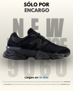 SÓLO POR ENCARGO - APATILLAS NEW BALANCE 9060 | TOTAL BLACK