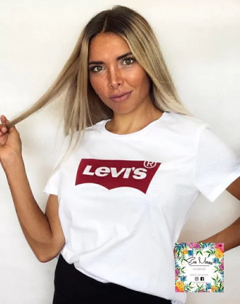 REMERA LEVIS MUJER BLANCA - comprar online