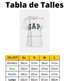 Remera Gap Mujer Slipper Red en internet