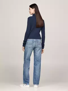 Polera Tommy Hilfiger Mujer Dark Night Navy Melange - EVA MORENA