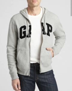 Campera Gap Hombre Light Heather Gray - comprar online