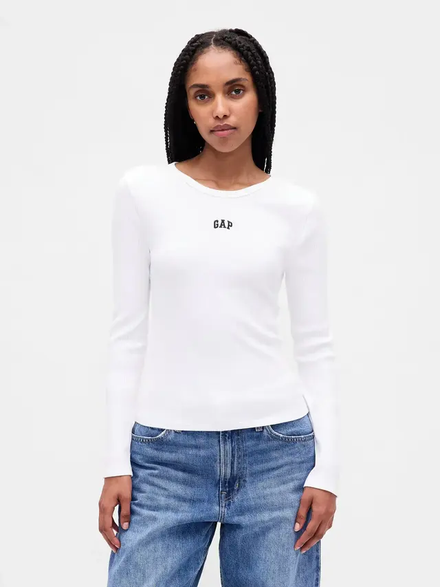 Remera Mangas Largas Gap Mujer