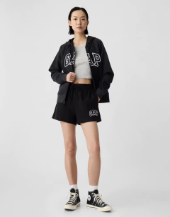 Short Gap Mujer Black