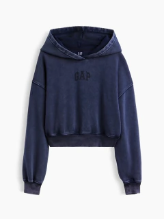 Preventa - Llega el 5/10 - Buzo Gap Vintagesoft mujer Tapesty Navy Blue Cash - EVA MORENA Marcas Importadas Originales