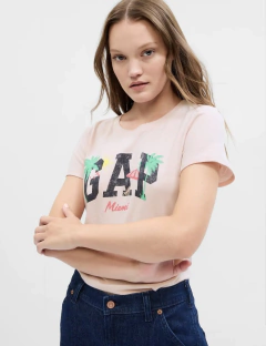 Remera Gap Mujer City Miami