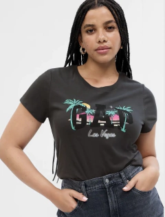 Remera Gap Mujer City Las Vegas