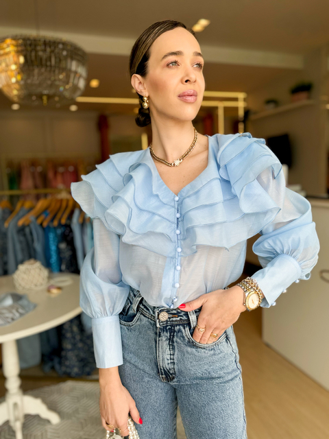 Blusa Jaqueline Babado