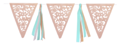 Banderín Calado Nude con Cintas