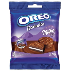 Oreo Bañadas Chocolate Milka Negro 119g