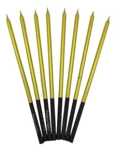 Velas metalizadas x6 - comprar online