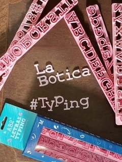 Cortante La Botica Letras Typing