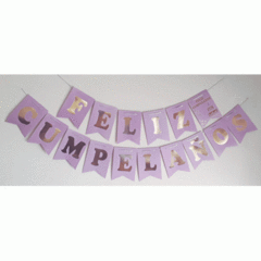 Banderin Feliz Cumpleaños Colores 3348 - tienda online