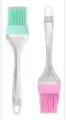 Pincel Silicona Mango Cristal