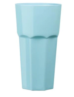 Vaso Trago Largo Facetado Pastel - comprar online