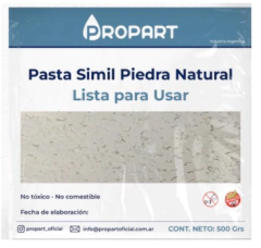 Pasta Simil Piedra Rustica x 500grs - comprar online