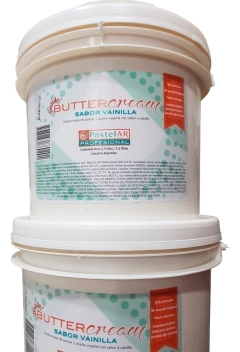 Buttercream Vainilla 2.5 kg Pastelar