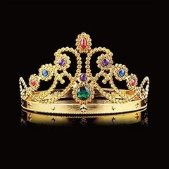 Corona reina dorada