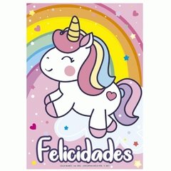 Mantel Unicornio Arco Iris