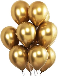 Globos Chrome Dorados 12´x 5