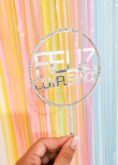 Cake Topper Strass Redondo - comprar online