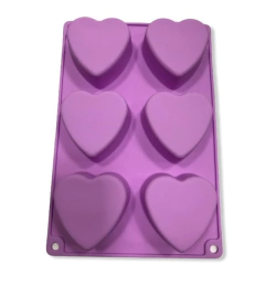 Molde Silicona Corazones