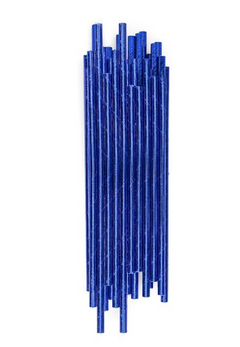 Sorbete Metalizado Azul x25