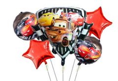 Set 5 Globos Cars