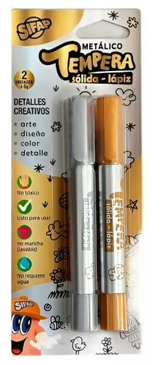 Tempera Lápiz Metal SIFAP