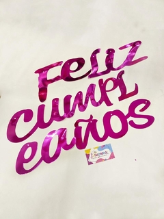 Guirnalda Feliz Cumpleaños Fucsia