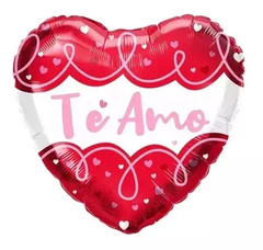 Globo Corazón Te amo 18'